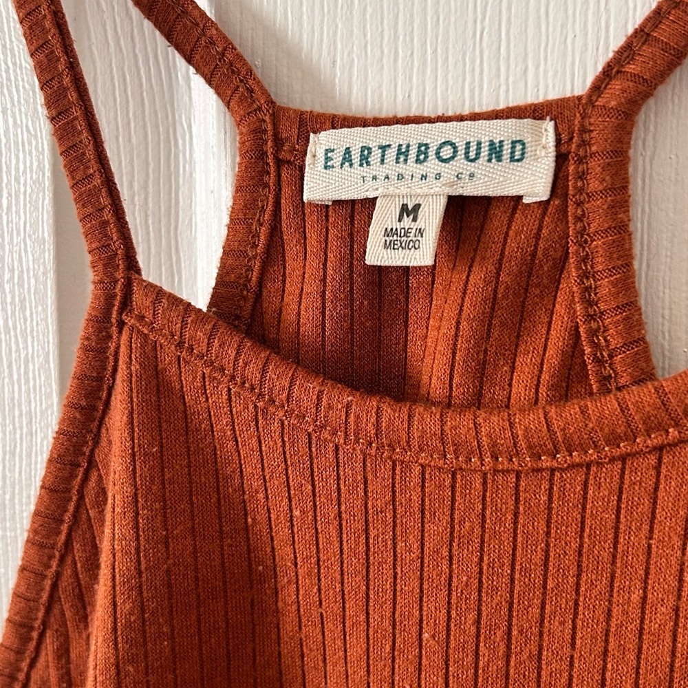 Earthbound Cinnamon Ribbed Camisole